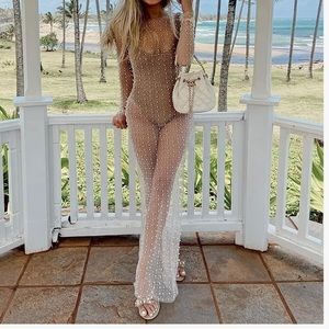 Never Worn Sheer Maxi Dress